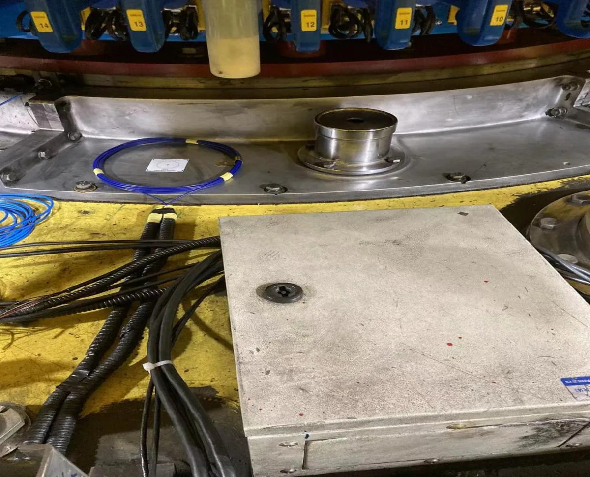 Acoustic sensing installation inside hydropower equipment in the authorized Three Gorges source case